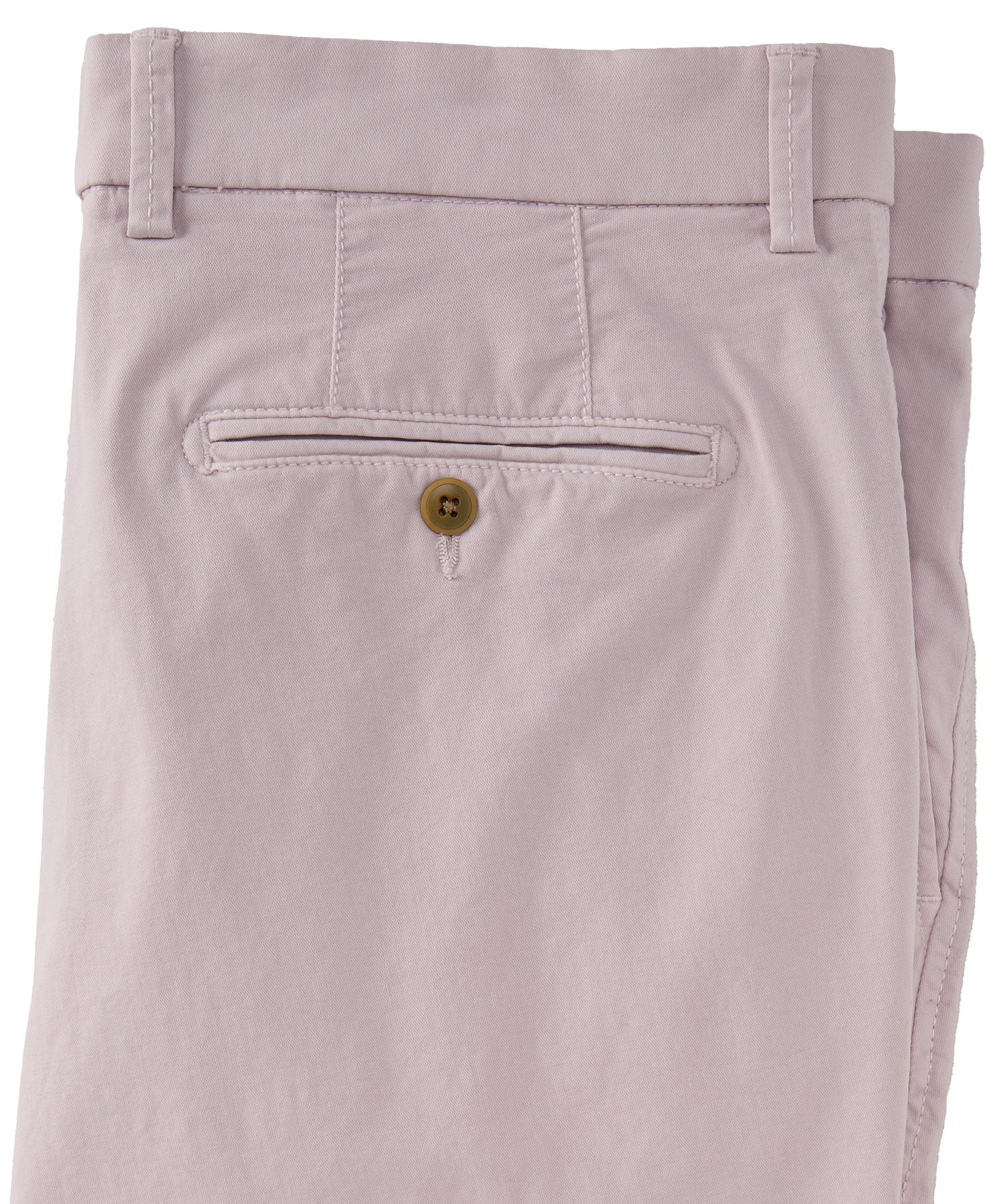 Broken Twill Stretch Cotton Shorts in Lavender (College Modern Fit - 8" Inseam) by Ballin