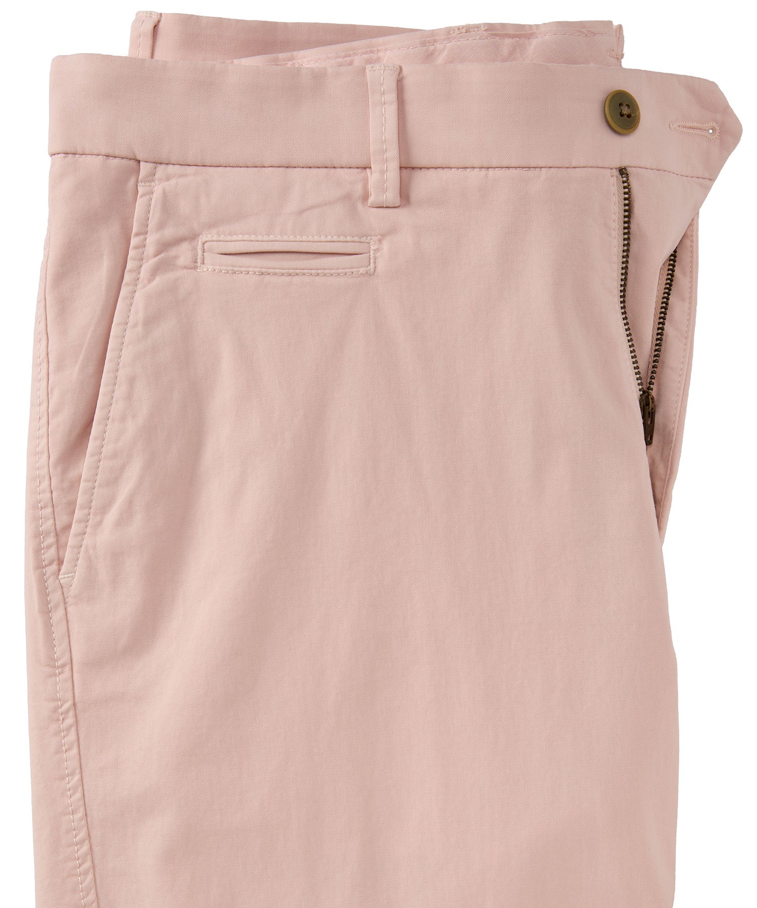 Broken Twill Stretch Cotton Shorts in Light Pink (Drummond Traditional Fit) by Ballin
