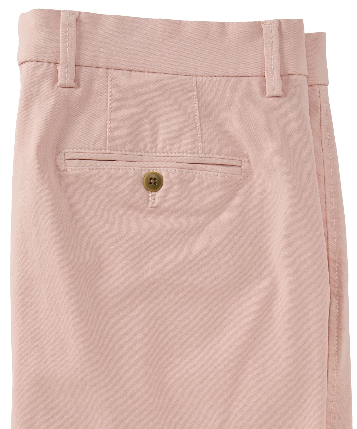 Broken Twill Stretch Cotton Shorts in Light Pink (Drummond Traditional Fit) by Ballin
