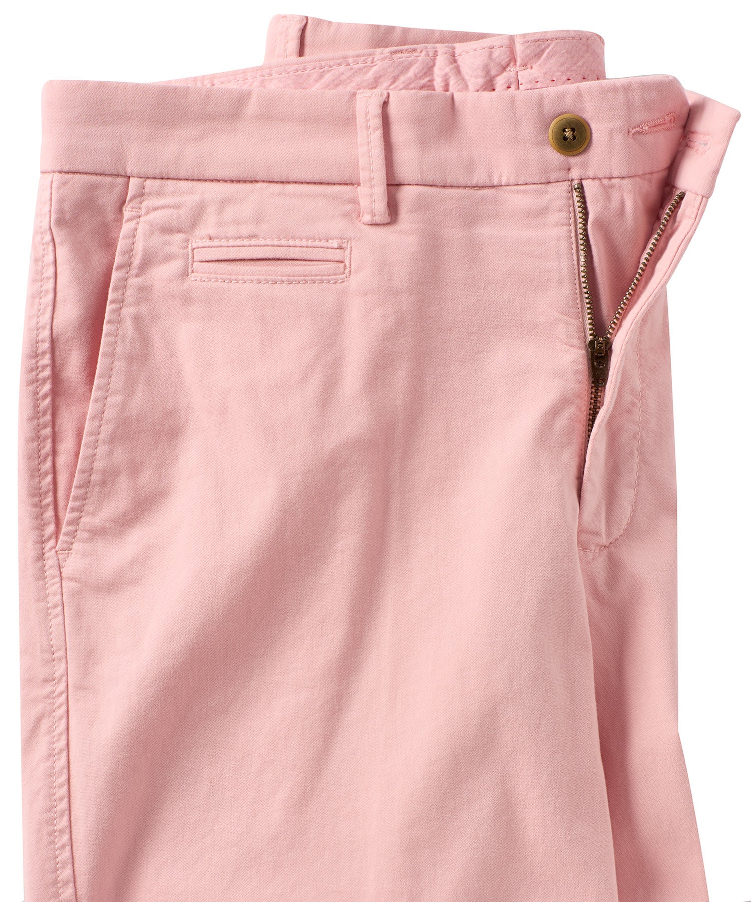 Broken Twill Stretch Cotton Shorts in Mellow Rose (College Modern Fit - 8" Inseam) by Ballin