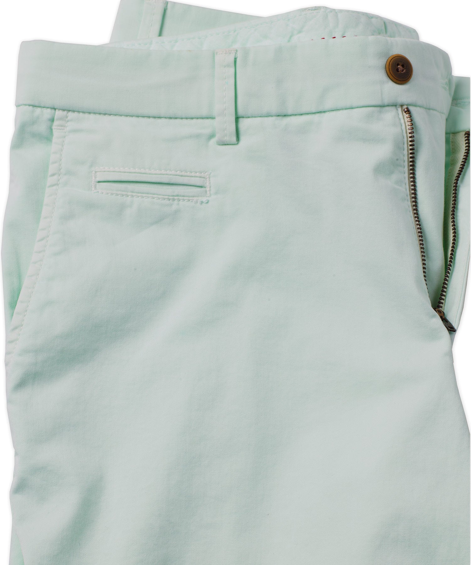 Broken Twill Stretch Cotton Shorts in Seaside (Drummond Traditional Fit) by Ballin