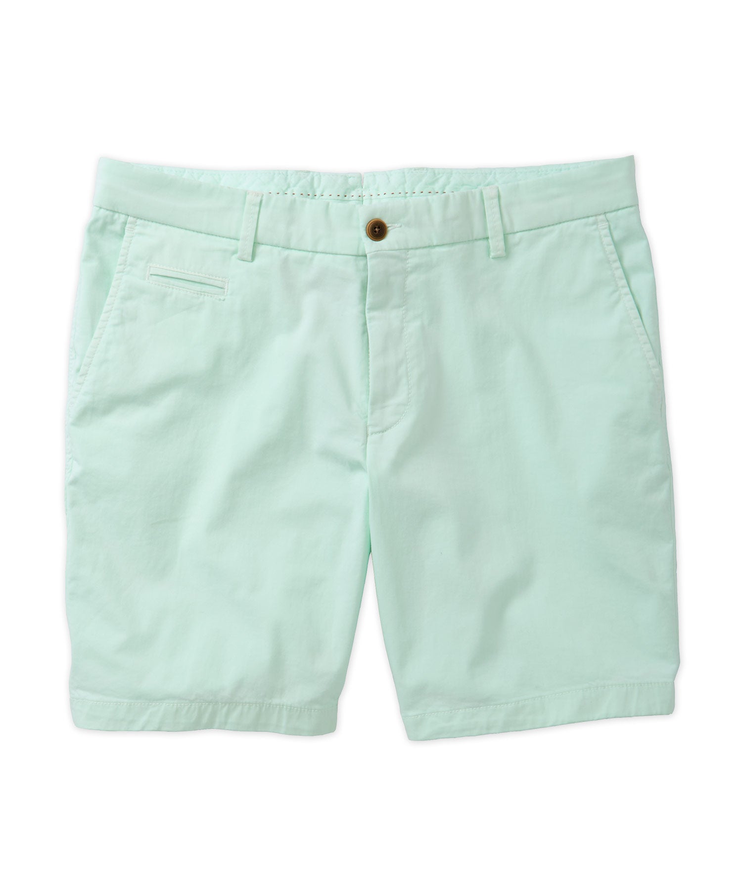 Broken Twill Stretch Cotton Shorts in Seaside (Drummond Traditional Fit) by Ballin