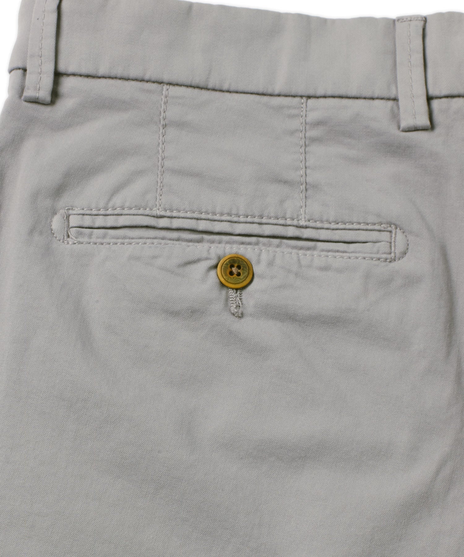 Broken Twill Stretch Cotton Shorts in Shark (College Modern Fit - 8" Inseam) by Ballin