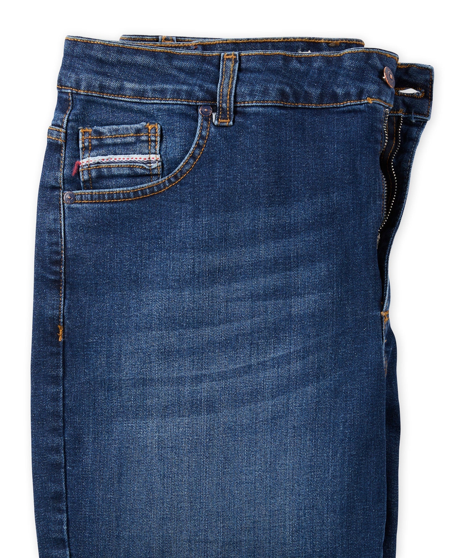 Italian Stretch Denim Jean in Indigo (Modern Straight Fit) by Borgo28