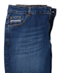 Italian Stretch Denim Jean in Indigo (Modern Straight Fit) by Borgo28