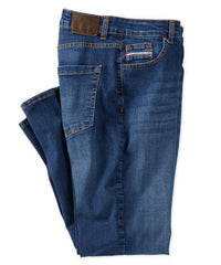 Italian Stretch Denim Jean in Indigo (Modern Straight Fit) by Borgo28