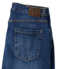 Italian Stretch Denim Jean in Indigo (Modern Straight Fit) by Borgo28