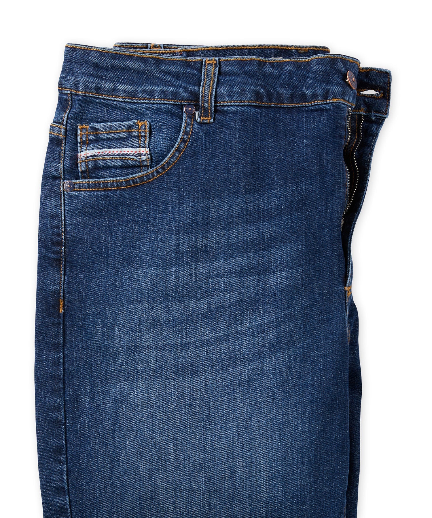 Italian Stretch Denim Jean in Light Blue (Modern Straight Fit) by Borgo28