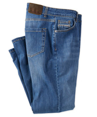 Italian Stretch Denim Jean in Light Blue (Modern Straight Fit) by Borgo28