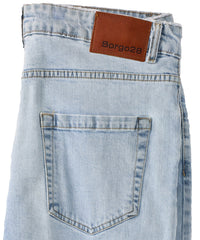 Italian Stretch Denim Jean in Light Blue (Modern Straight Fit) by Borgo28