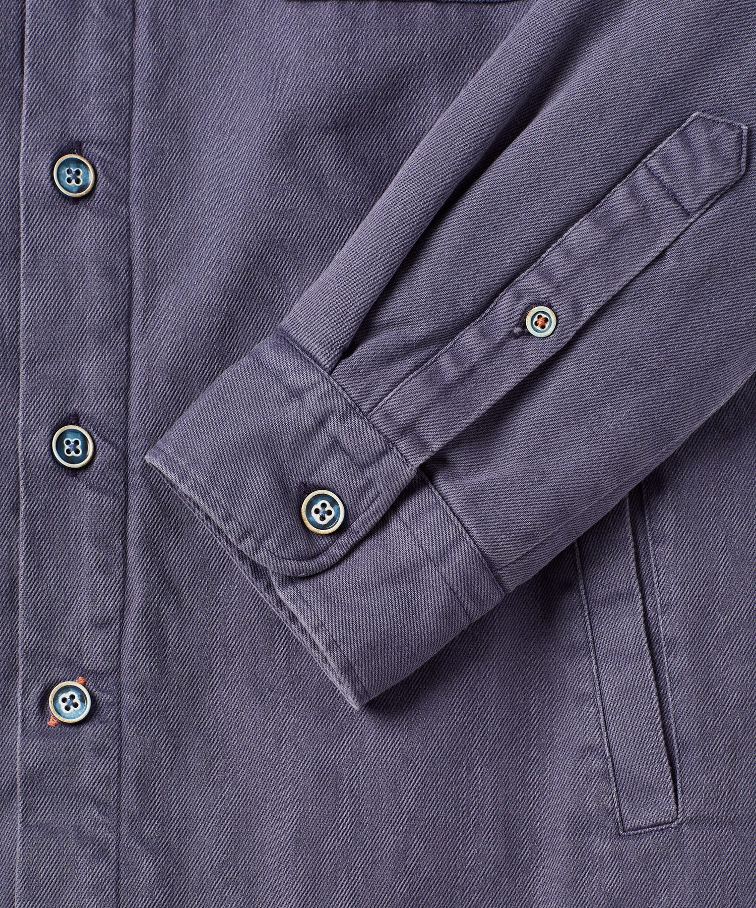 Quilted Shirt Jacket in Dark Navy by Borgo28