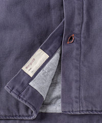 Quilted Shirt Jacket in Dark Navy by Borgo28