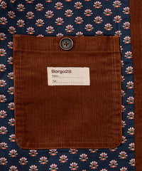 14 Wale Corduroy Chore Coat in Cognac by Borgo28
