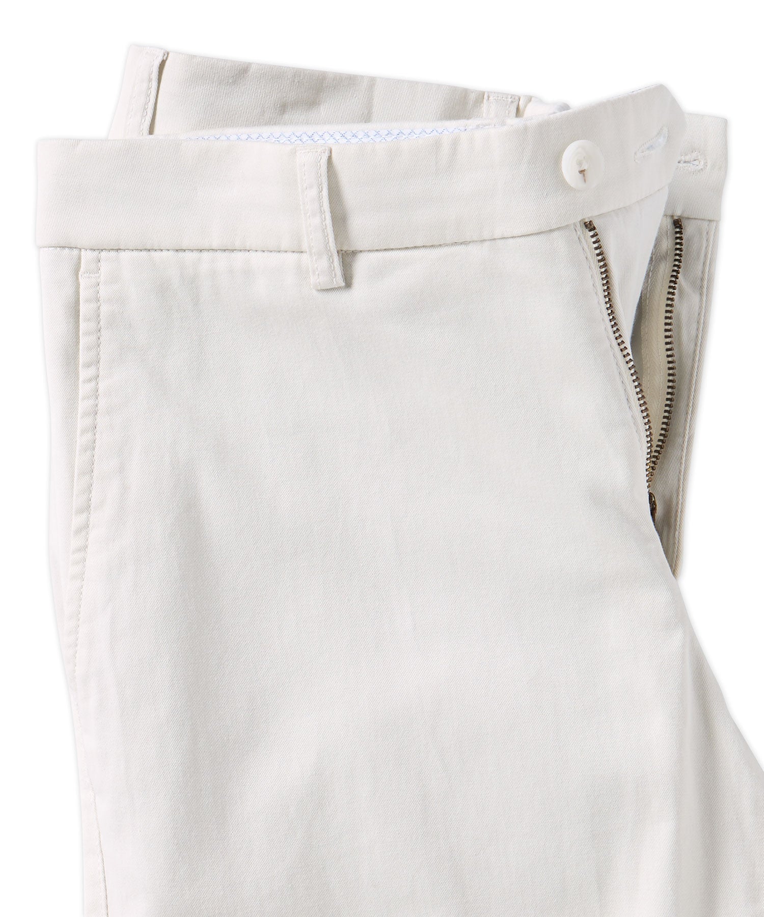 Pima Twill True Khaki in Stone (Flat Front Models) by Ballin