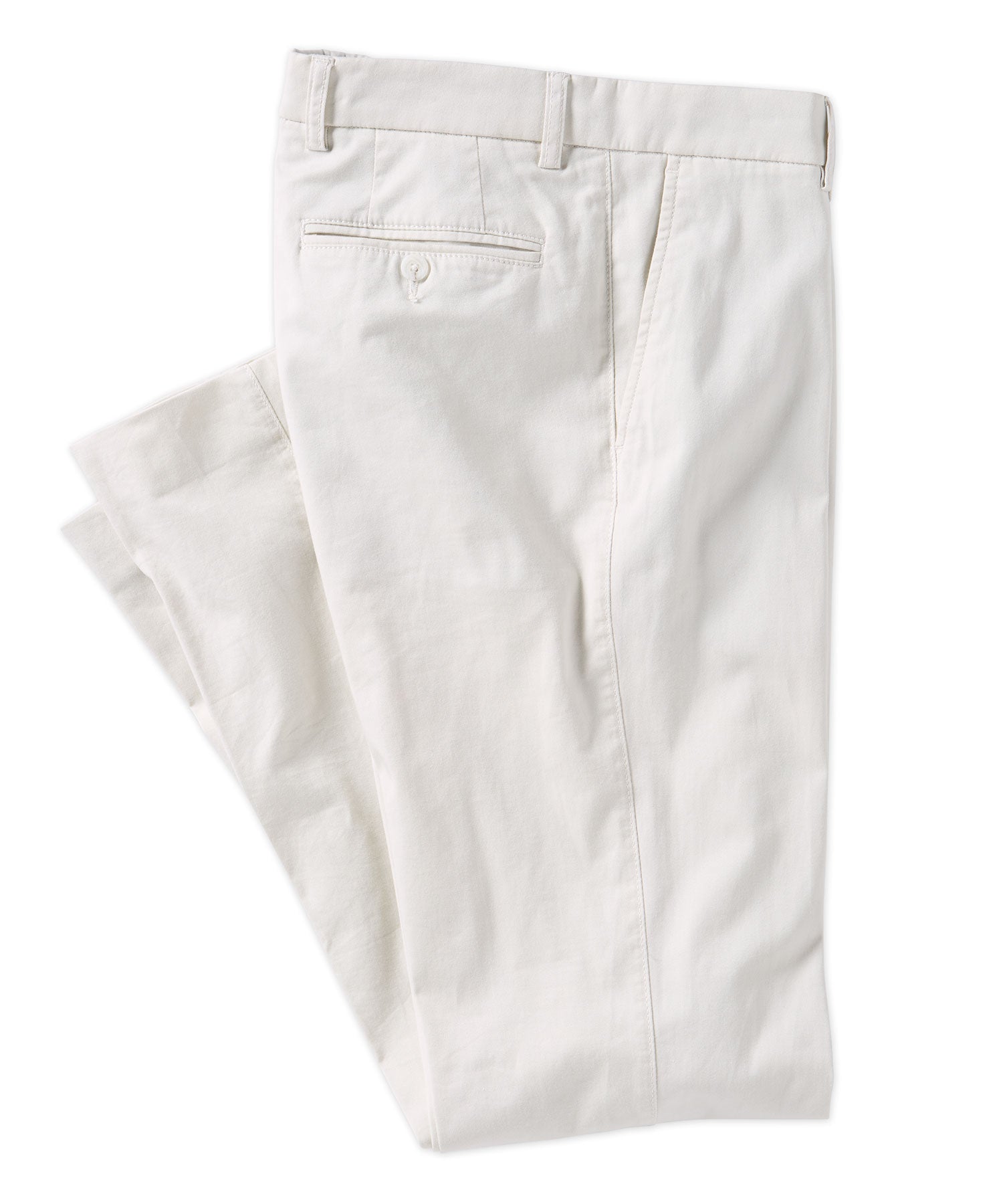 Pima Twill True Khaki in Stone (Flat Front Models) by Ballin