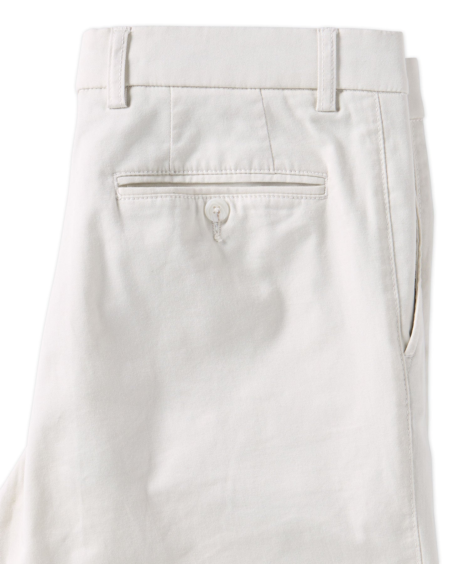 Pima Twill True Khaki in Stone (Flat Front Models) by Ballin