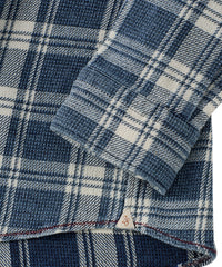 Twill Indigo Weave Long-Sleeve Sport Shirt by Borgo28