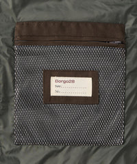 Quilted Down Puffer Jacket in Dark Olive by Borgo28