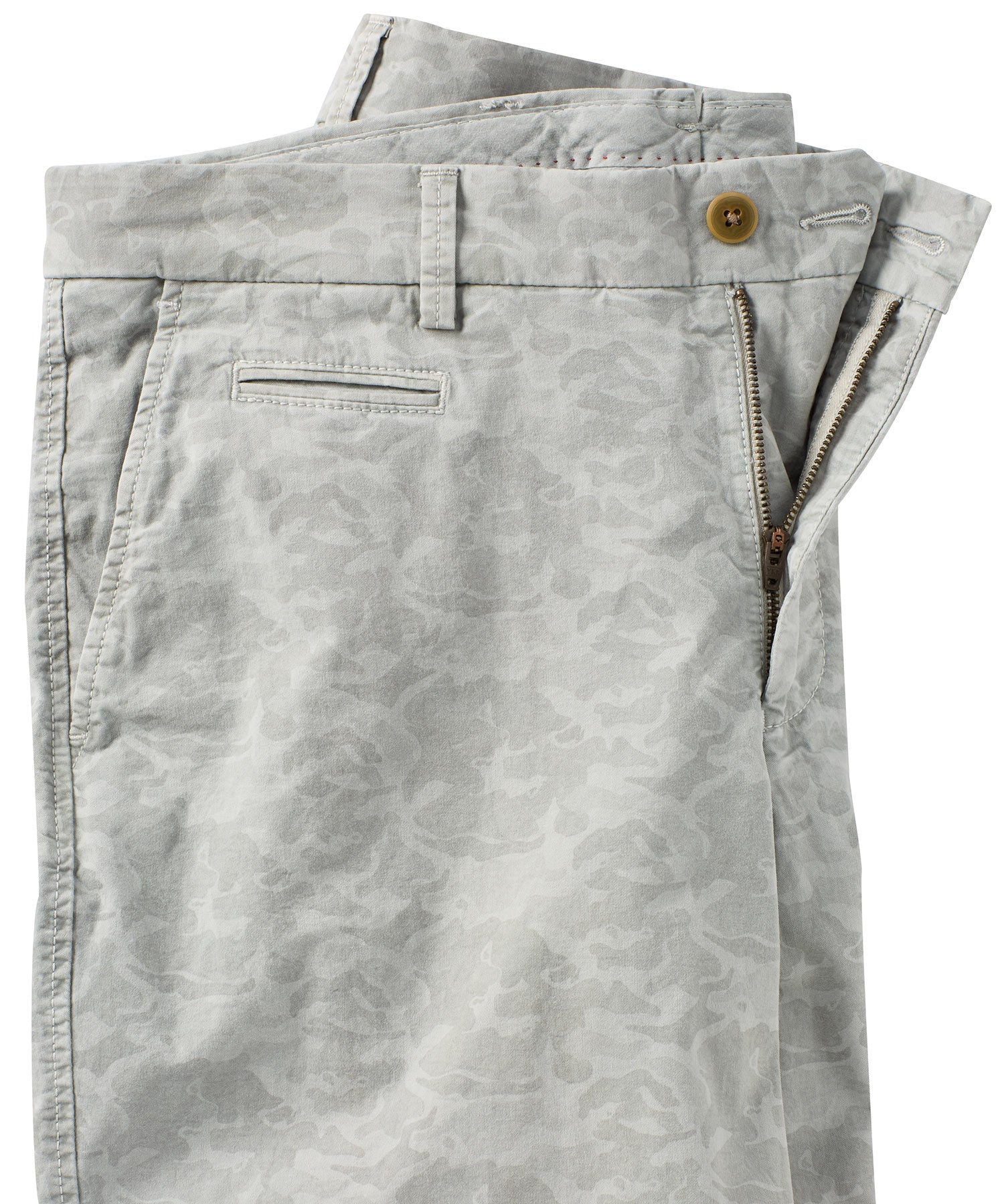 Camo Print Lightweight Superfine Stretch Twill Shorts in Choice of Colors (Drummond Traditional Fit) by Ballin