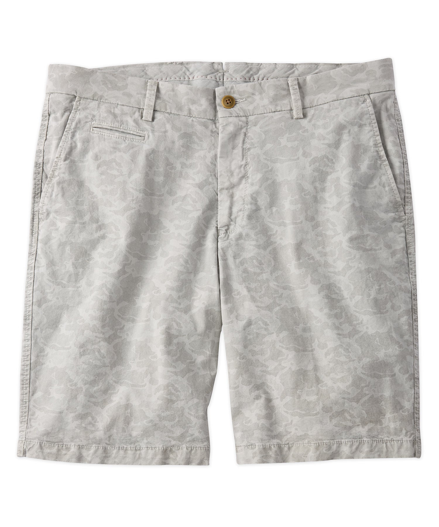 Camo Print Lightweight Superfine Stretch Twill Shorts in Choice of Colors (Drummond Traditional Fit) by Ballin