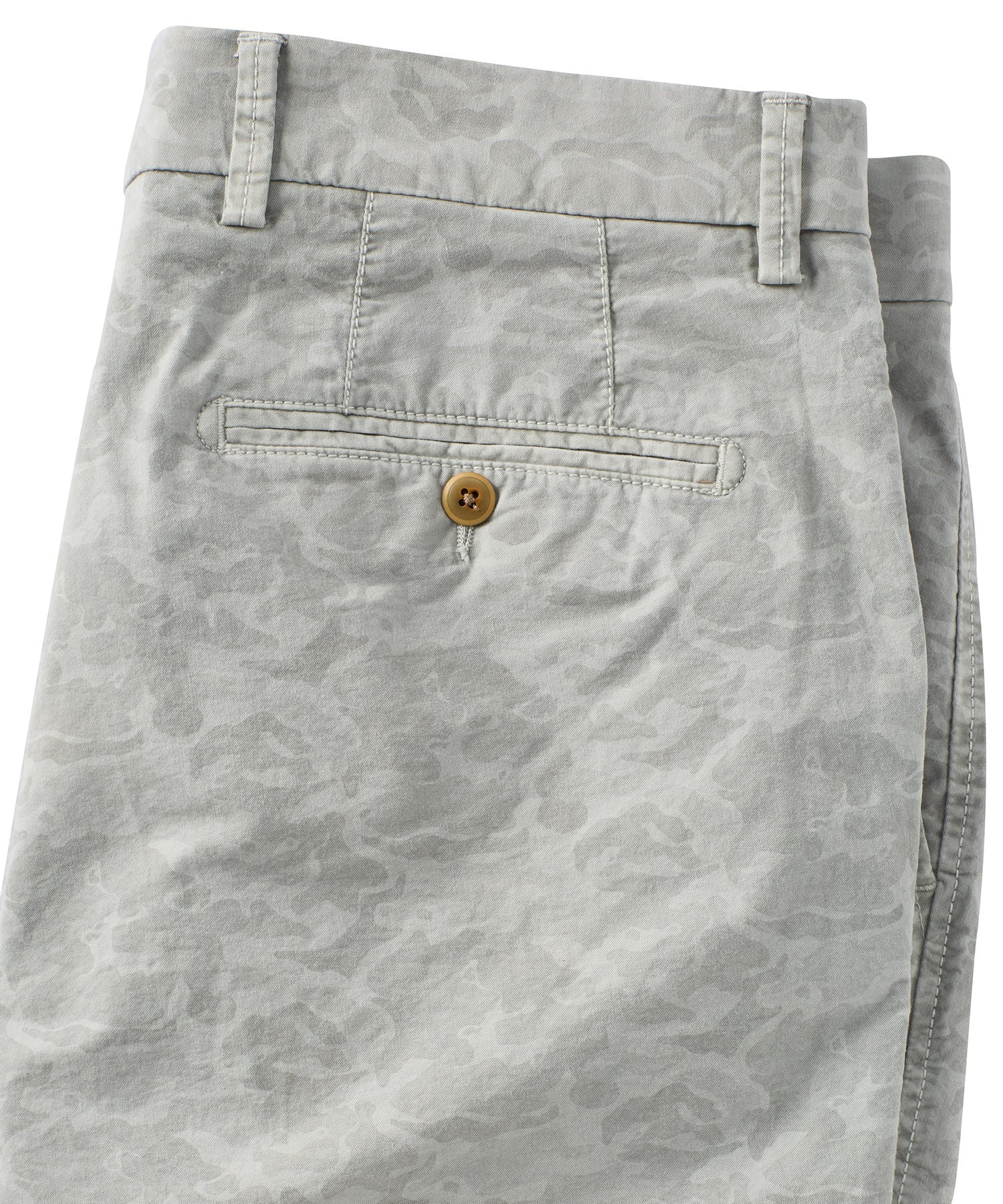 Camo Print Lightweight Superfine Stretch Twill Shorts in Choice of Colors (Drummond Traditional Fit) by Ballin