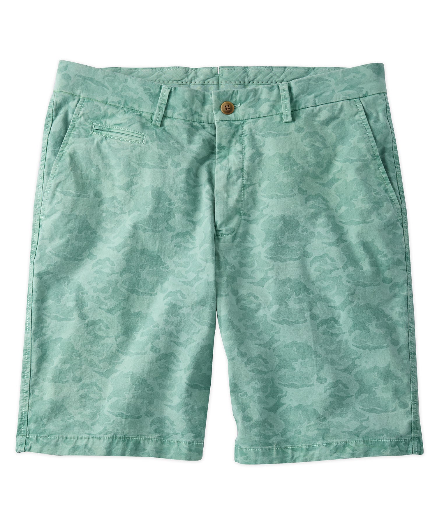 Camo Print Lightweight Superfine Stretch Twill Shorts in Choice of Colors (Drummond Traditional Fit) by Ballin
