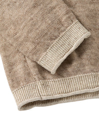 Cotton & Crewneck Sweater in Sand by Borgo28