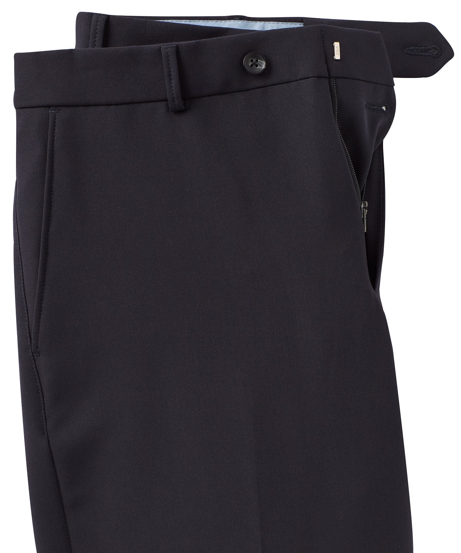 Comfort-EZE Commuter Bi-Stretch Gabardine Trouser in Navy (Flat Front Models) by Ballin