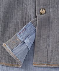 Double Face Overshirt in Mid Grey by Borgo28