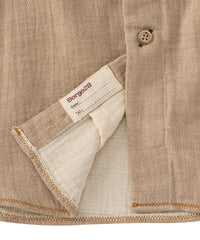 Double Face Overshirt in Mushroom by Borgo28