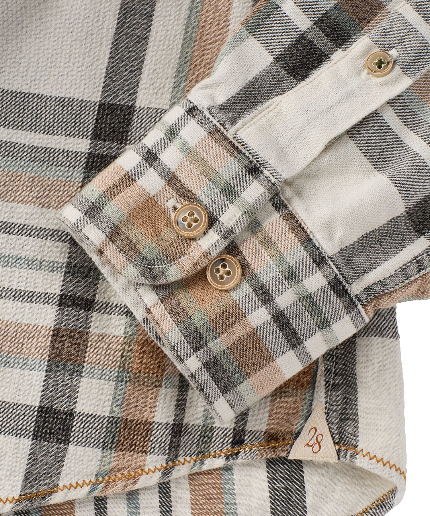 Country Plaid Long-Sleeve Sport Shirt by Borgo28