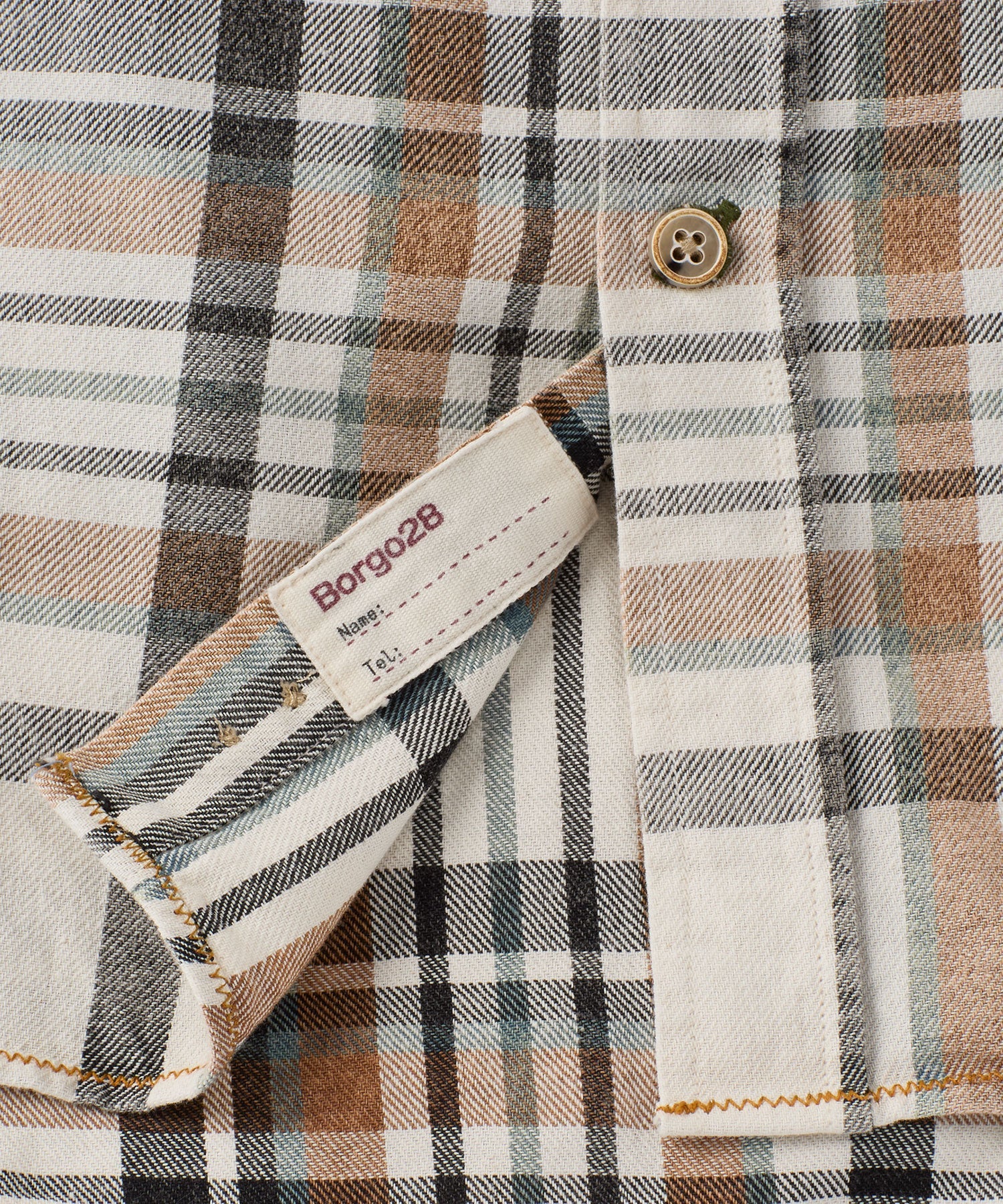 Country Plaid Long-Sleeve Sport Shirt by Borgo28
