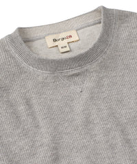 Reversible Cotton & Cashmere Sweater in Grey/Winter White by Borgo28