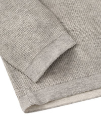 Reversible Cotton & Cashmere Sweater in Grey/Winter White by Borgo28
