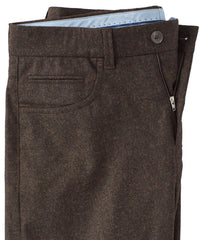 Micro Donegal Ceramica Wool Blend Comfort-EZE 5-Pocket Pant in Choice of Colors (Connor Modern Fit) by Ballin