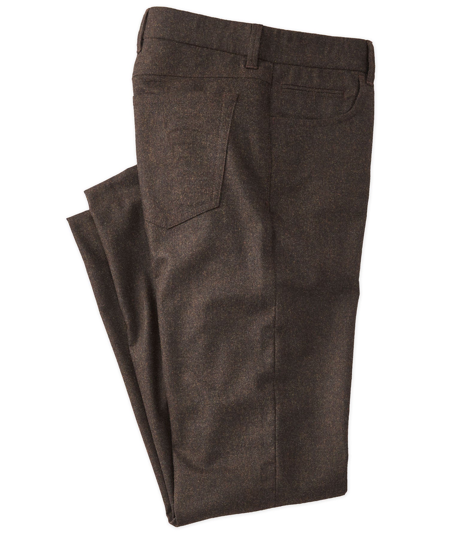 Micro Donegal Ceramica Wool Blend Comfort-EZE 5-Pocket Pant in Choice of Colors (Connor Modern Fit) by Ballin