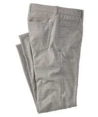 Micro Donegal Ceramica Wool Blend Comfort-EZE 5-Pocket Pant in Grey, Size 32 (Connor Modern Fit) by Ballin