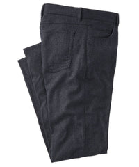 Micro Donegal Ceramica Wool Blend Comfort-EZE 5-Pocket Pant in Midnight, Size 42 (Connor Modern Fit) by Ballin