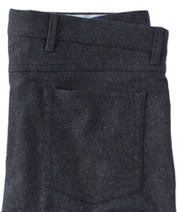 Micro Donegal Ceramica Wool Blend Comfort-EZE 5-Pocket Pant in Midnight, Size 42 (Connor Modern Fit) by Ballin