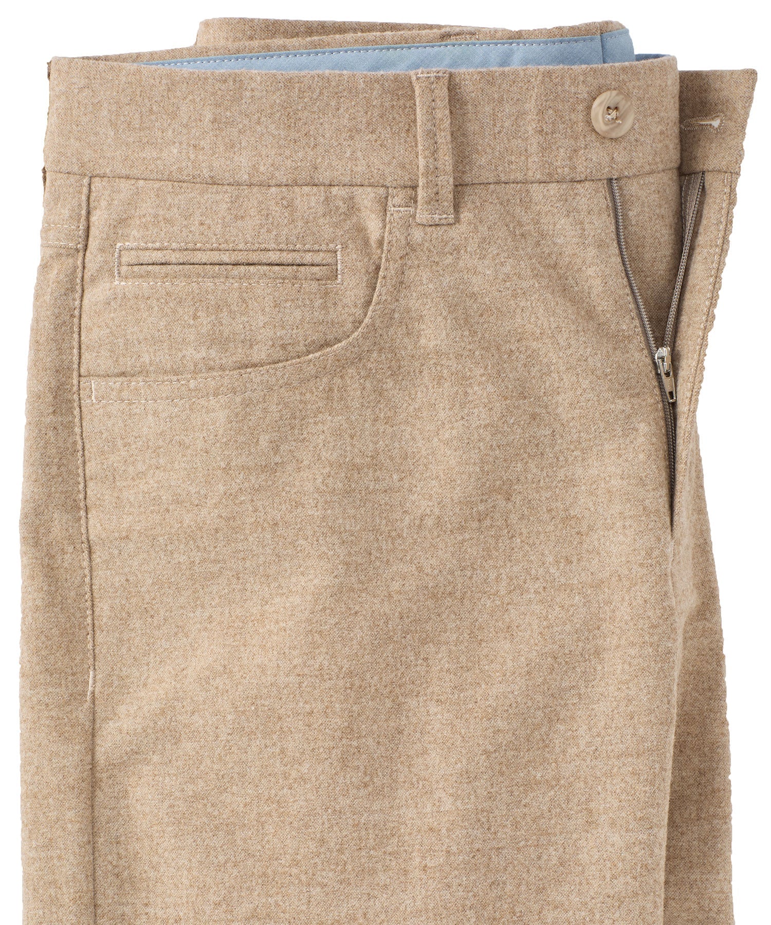 Micro Donegal Ceramica Wool Blend Comfort-EZE 5-Pocket Pant in Choice of Colors (Connor Modern Fit) by Ballin
