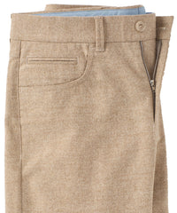 Micro Donegal Ceramica Wool Blend Comfort-EZE 5-Pocket Pant in Choice of Colors (Connor Modern Fit) by Ballin