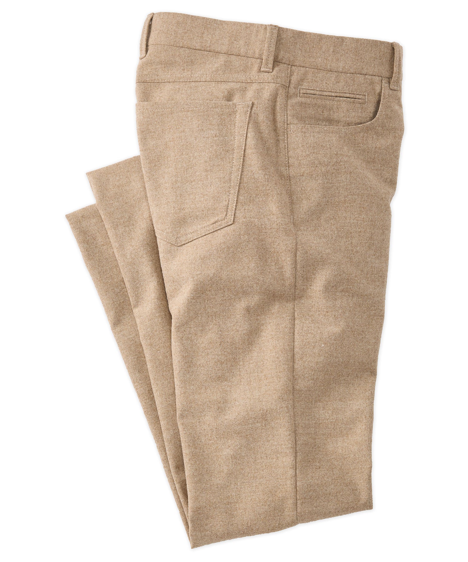 Micro Donegal Ceramica Wool Blend Comfort-EZE 5-Pocket Pant in Choice of Colors (Connor Modern Fit) by Ballin