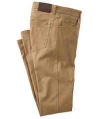 Cashmere Touch Pima Cotton Sateen Stretch 5-Pocket Pants in Choice of Colors (Crescent Modern Fit) by Ballin