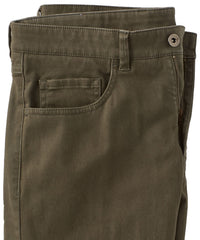 Moleskin 5-Pocket Pant in Dark Olive (Modern Straight Fit) by Borgo28
