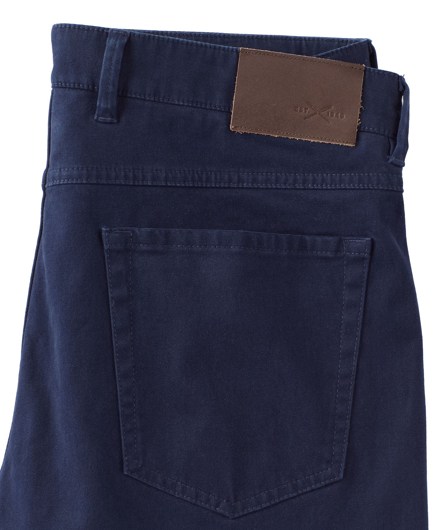 Moleskin 5-Pocket Pant in Midnight (Modern Straight Fit) by Borgo28