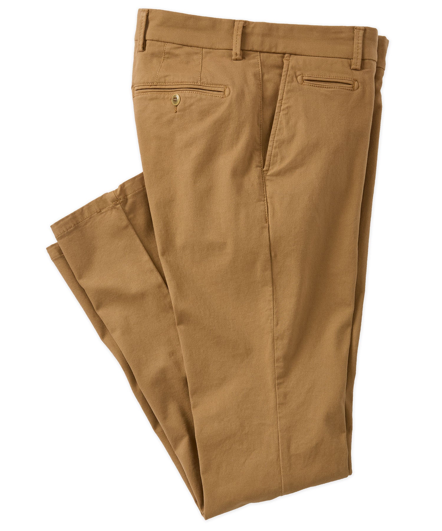 Diamond Dobby Weave Pima Cotton Chino in Choice of Colors (Atwater Modern Fit) by Ballin