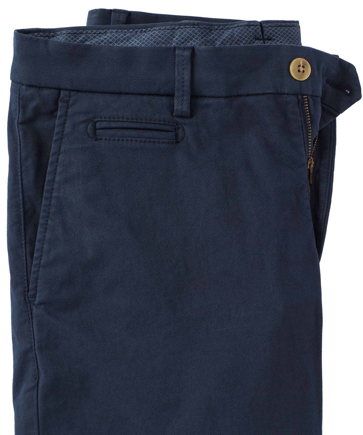 Diamond Dobby Weave Pima Cotton Chino in Choice of Colors (Atwater Modern Fit) by Ballin