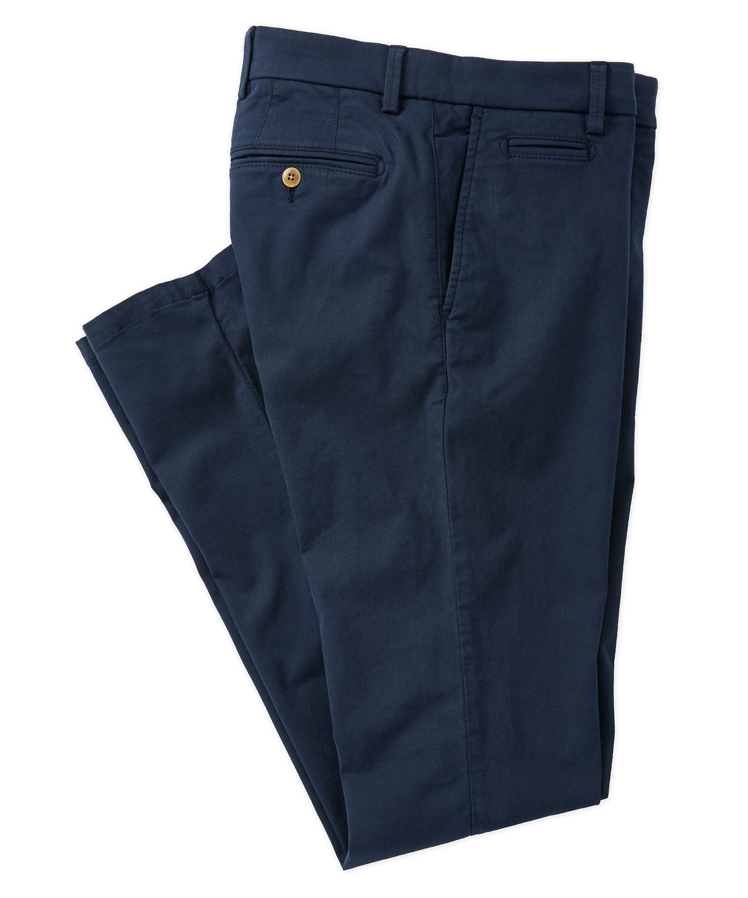 Diamond Dobby Weave Pima Cotton Chino in Choice of Colors (Atwater Modern Fit) by Ballin