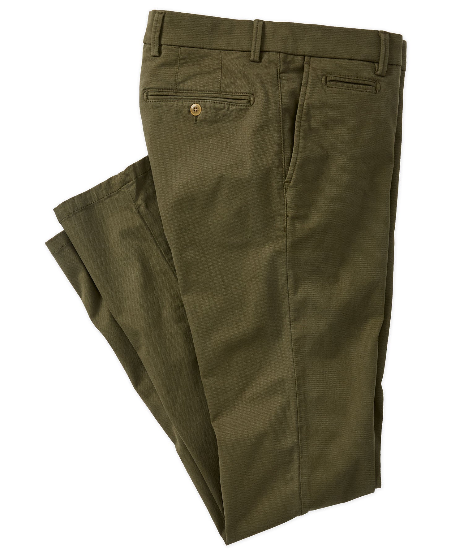 Diamond Dobby Weave Pima Cotton Chino in Choice of Colors (Atwater Modern Fit) by Ballin