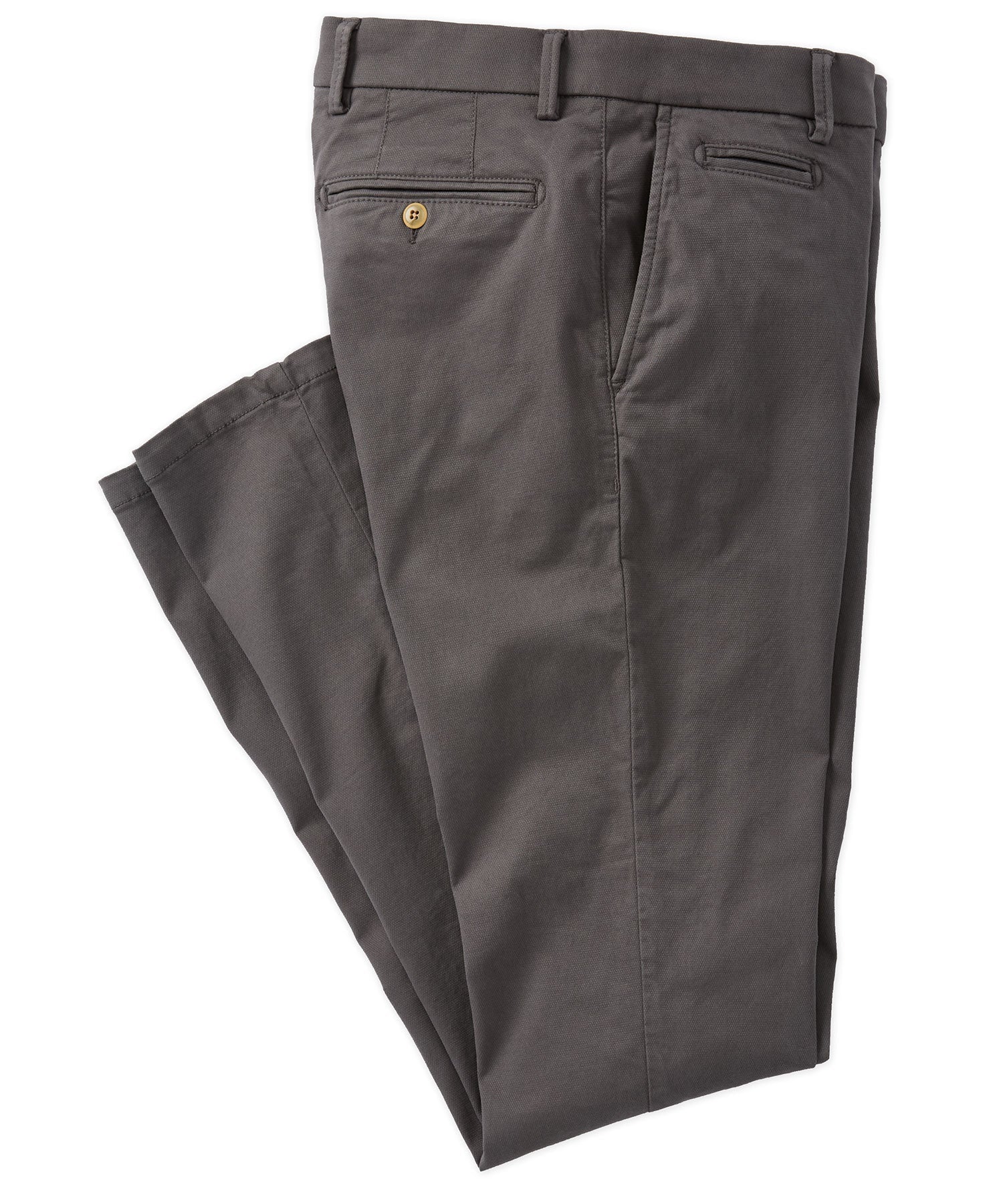 Diamond Dobby Weave Pima Cotton Chino in Choice of Colors (Atwater Modern Fit) by Ballin